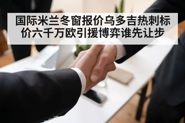 国际米兰冬窗报价乌多吉热刺标价六千万欧引援博弈谁先让步